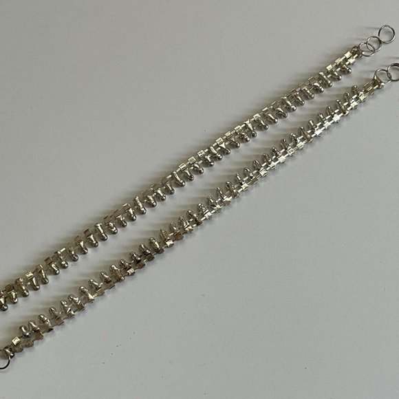 Anklet Multi Color Crystal Accent Silver Tone Fashion Anklet Women Jewelry Payel - Picture 12 of 12